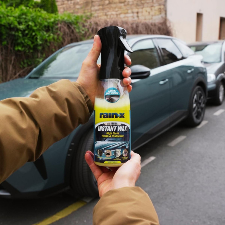Cire pour carrosserie - Lustrant - Protection céramique - Rain-X - Instant Wax - 600ml