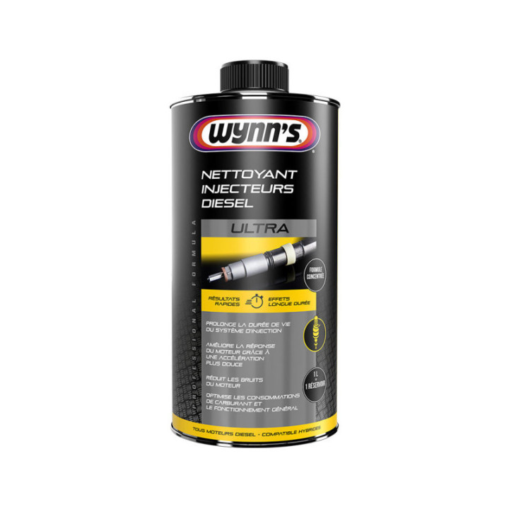 Additif - Nettoyant injecteurs - Diesel - Ultra - Lubrifie, prolonge et nettoie - Wynn's