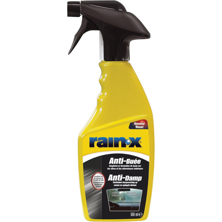 Produit anti buée et condensation - Vitres et rétroviseurs - Rain-X - 500ml