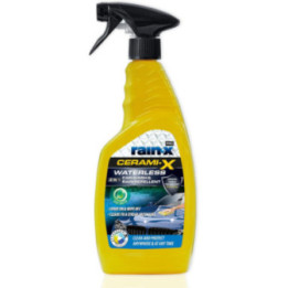 Produit nettoyant - Carrosserie - Sans eau - Anti-pluie - Protège - Rain-X Cerami-X - 750ml