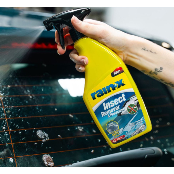 Produit anti-insectes - Action rapide - Pare-brise et carrosserie - Rain-X - 500ml