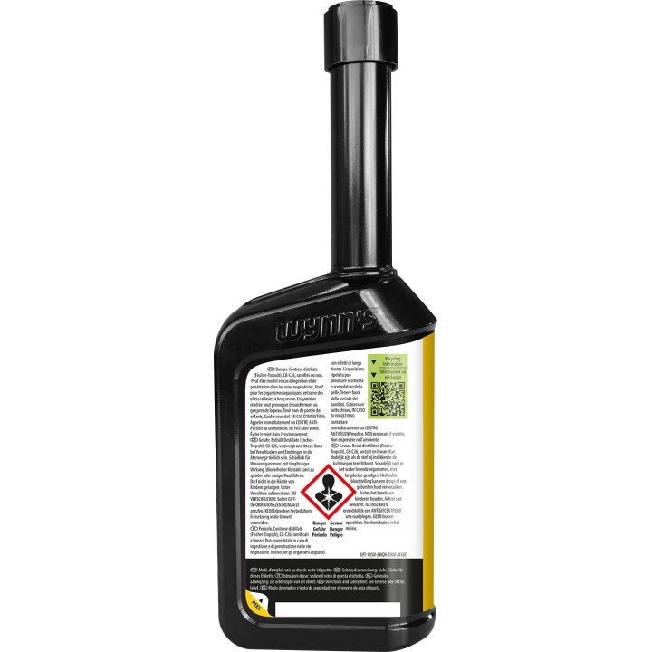 Additif - Nettoyant pour turbo - Diesel - Elimine les dépôts et résidus - Wynn's - 500ml
