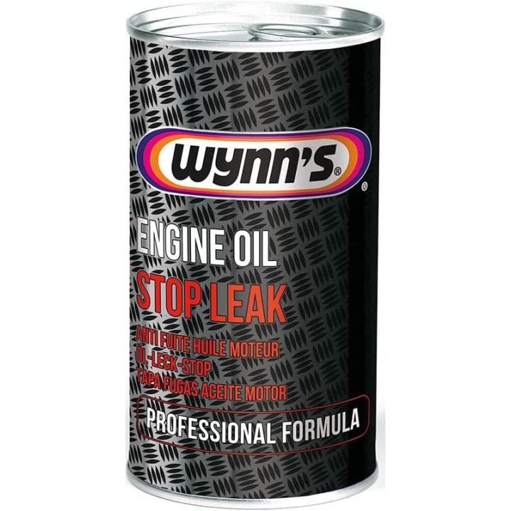 Additif - Anti fuite huile moteur - Stoppe et prévient les fuites - Sans démontage - Wynn's