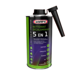 Additif - Nettoyant décalaminant - Essence - 5en1 - Injecteurs, soupapes - Wynn's