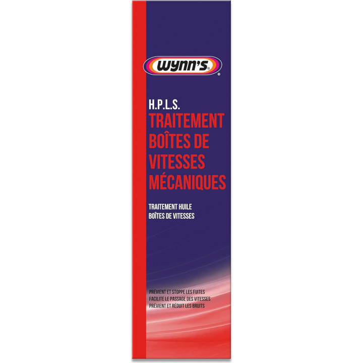 Additif - Boîte de vitesse manuelle et ponts - Réduit bruit - Stop fuite d'huile - Wynn's