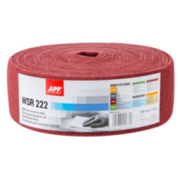 Papier abrasif - Non tissé - Pour ponceuse bois, métal, inox, acier - Grain fin 320-360 - APP WSR222