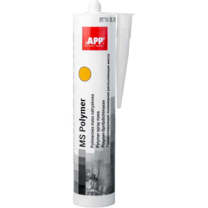 Mastic - Joint d'étanchéité et calfeutrement - Carrosserie - Jaune - APP MS Polymer