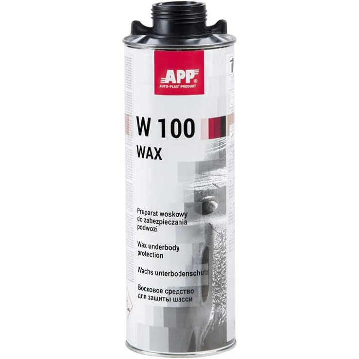 Cire de protection châssis voiture - Anti corrosion - Anthracite - APP W100 - 1L