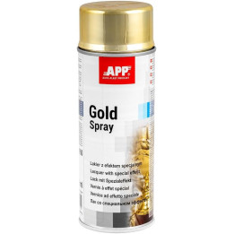Bombe de peinture - Effet or lisse - Bois, métal, plastique, verre - APP Gold Spray