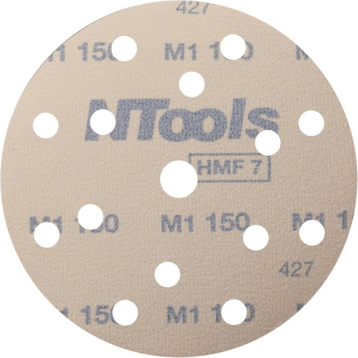 Disque de ponçage - Abrasif - 150mm diamètre - Grain 150 - 10 pièces - Ntools HMF7