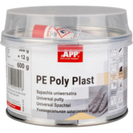 Mastic - Universel - Polyester - Durcisseur inclus - Beige clair - Tous supports - APP Poly Plast