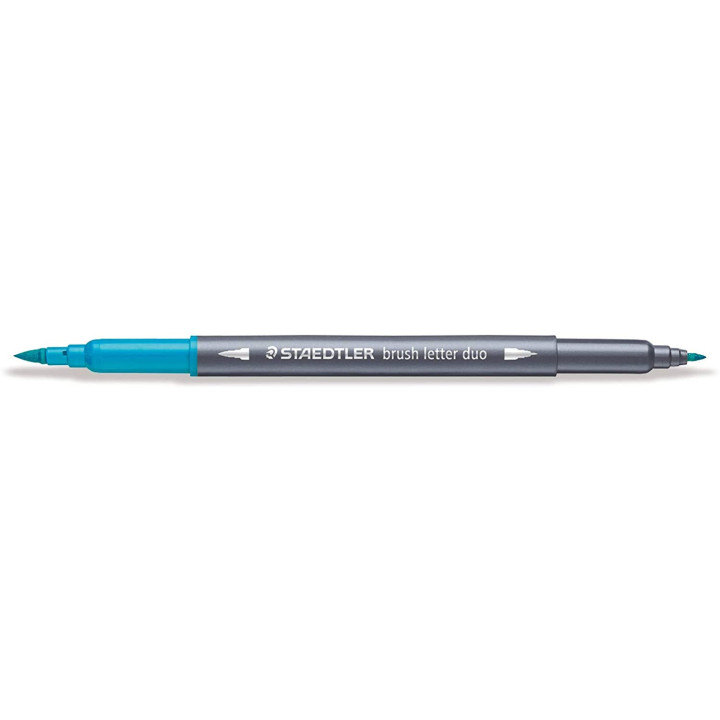 12 feutres pour la calligraphie - Deux pointes - Assortis -  Brush Letter Duo 3004 - Staedtler