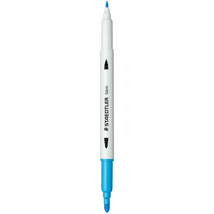 12 feutres de coloriage - Textile - Vêtement - Double Pointe - Assortis - Staedtler