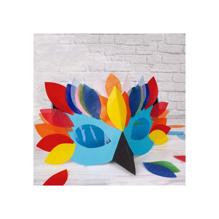 Bloc multi-papiers - 32 x 24 cm - 45 feuilles - Assortiment de couleur - Apli