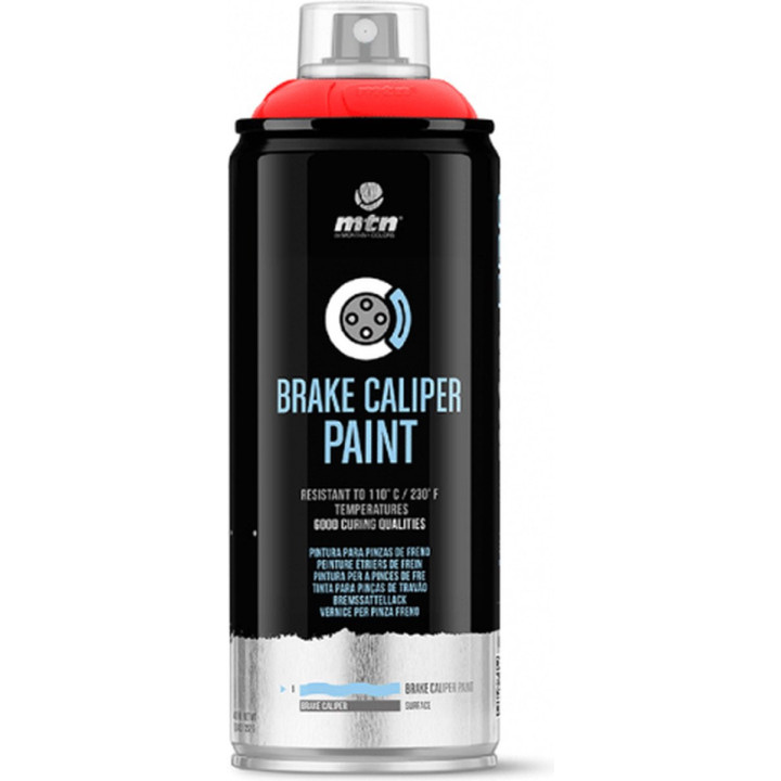 Bombe de peinture étriers de freins - rouge - 400ml - MTN Pro