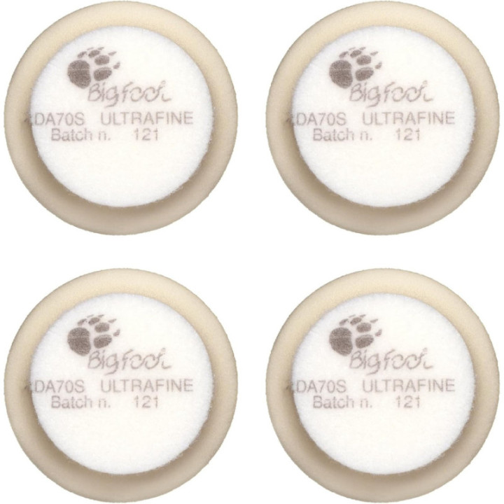 Tampons de polissage - Mousse velcro - 50 à 70mm diamètre - D-A Ultra fine - Rupes