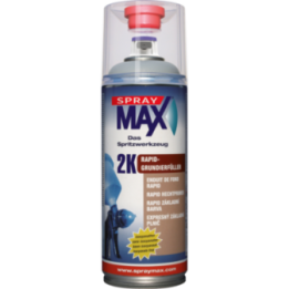 Bombe d'apprêt - Garnissant - Enduit de fond - Gris - Carrosserie - SprayMax 2K - 400ml