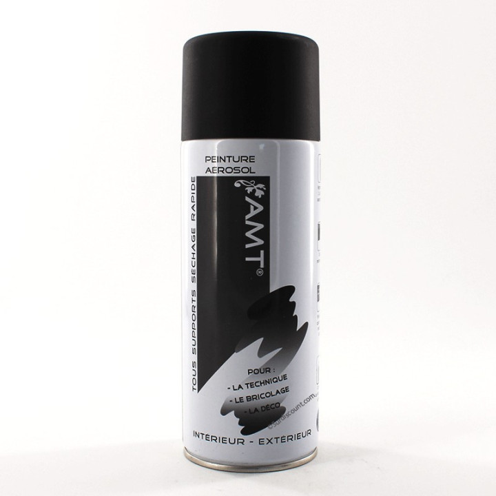 Bombe de peinture - Noir mat - AMT - 330ml