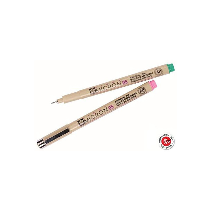 Etui De 9 Feutres Pigma Micron Couleur 0,45 Mm Sakura