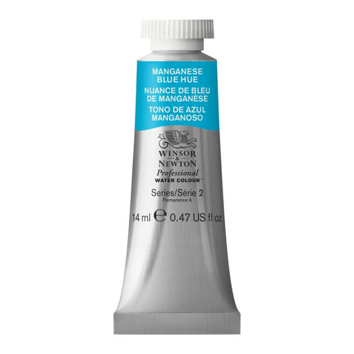 Peinture aquarelle - Bleu de Manganèse - 379 - Extra-fine - Winsor et Newton - 14ml