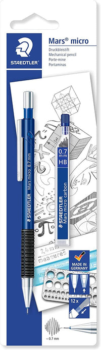 Porte-mine - Critérium - Mine 0.7mm - HB - Recharge de mines - Staedtler