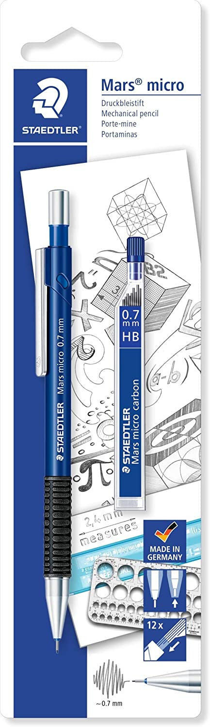 Porte-mine - Critérium - Mine 0.7mm - HB - Recharge de mines - Staedtler