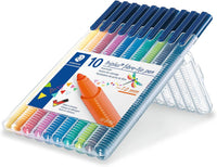 10 feutres de coloriage - Pointe moyenne  - Staedtler - Triplus Color