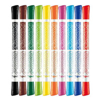 10 feutres de coloriage - Double pointes - Encre lavable - Maped - Color'peps Duo tip