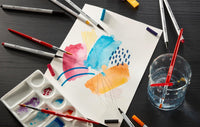 10 feutres à dessin - Calligraphie - Gris et Noir - Plusieurs mines - STABILO Creative Tips