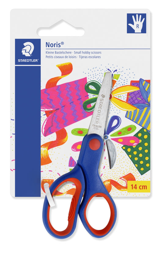 1 Paire De Ciseaux À Lame 14 Cm Bout Arrondis Pour Droitiers - Staedtler -