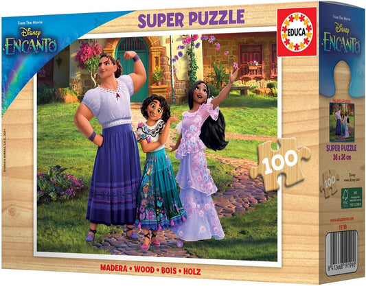 Puzzle - 100 pièces - Disney - Ercanto - 36x26cm - Enfant - Educa
