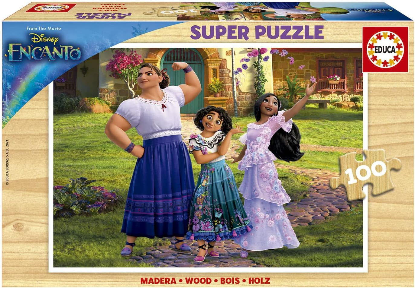 Puzzle - 100 pièces - Disney - Ercanto - 36x26cm - Enfant - Educa