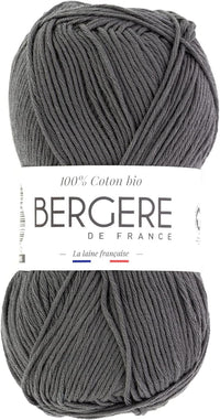 Pelote de laine - Mistigris - 100% coton bio - 3mm - Tricot et crochet - Bergère de France