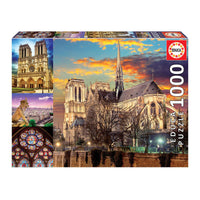 Puzzle Collage de Notre-Dame 1 000 pièces - Educa