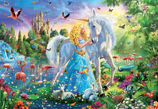 Puzzle - 1000 pièces - La princesse et la licorne - 48x68cm - Educa