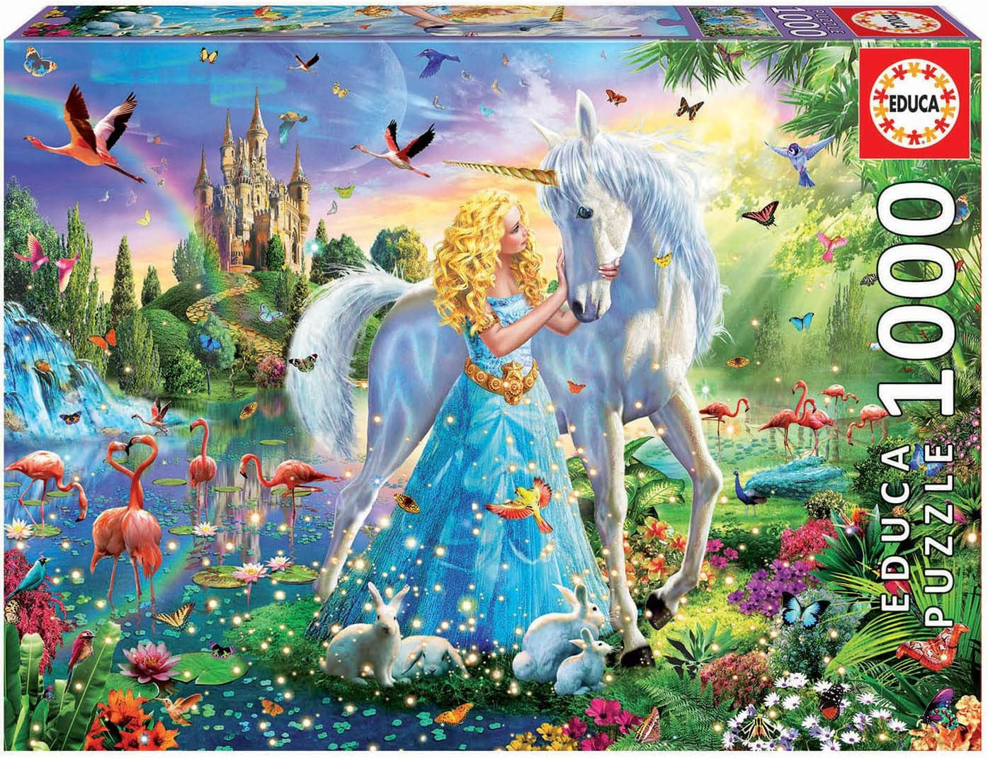 Puzzle - 1000 pièces - La princesse et la licorne - 48x68cm - Educa
