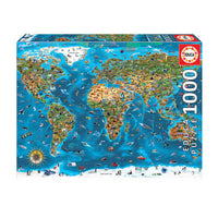 Puzzles Merveilles du monde 1 000 pièces - Educa