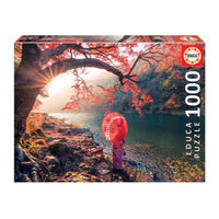 Puzzle Lever de soleil sur le fleuve Katsura au Japon 1 000 pièces - Educa