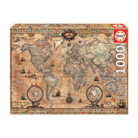 Puzzle Mappemonde 1 000 pièces - Educa