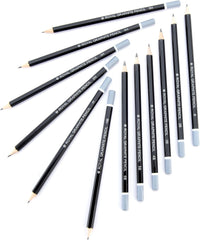 Pochette - 12 crayons graphite - Dessin et esquisse - Assortiment - Royal & Langnickel
