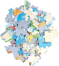 Puzzle - Carte de France - Départements et régions - 150 pièces - Dès 6 ans