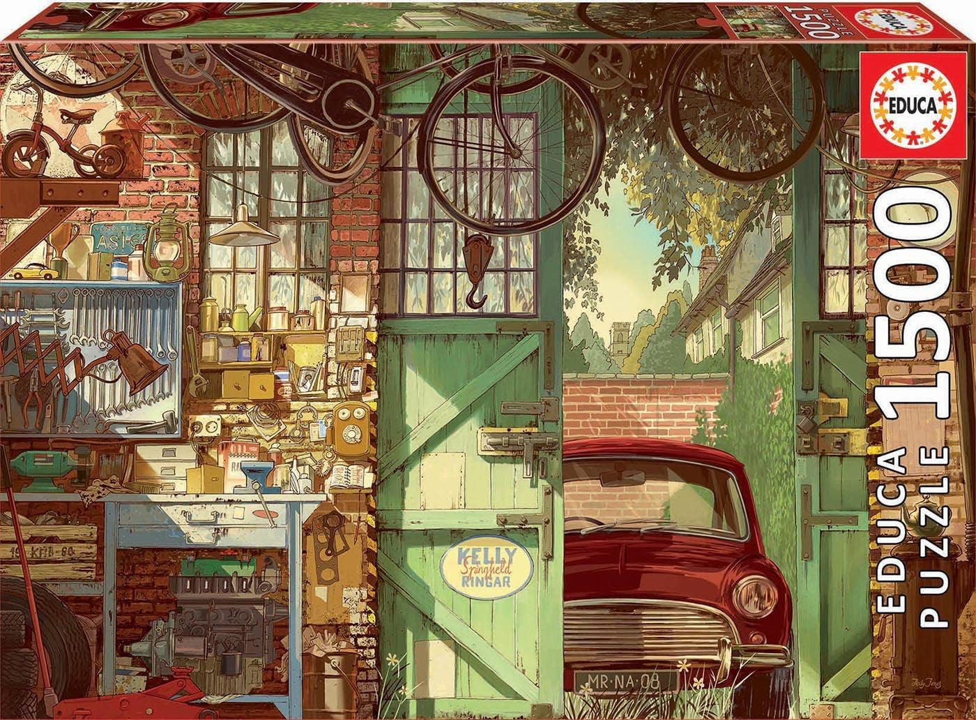 Puzzle - 1500 pièces - Vieux garage - 85x60cm - Educa
