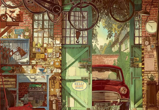 Puzzle - 1500 pièces - Vieux garage - 85x60cm - Educa