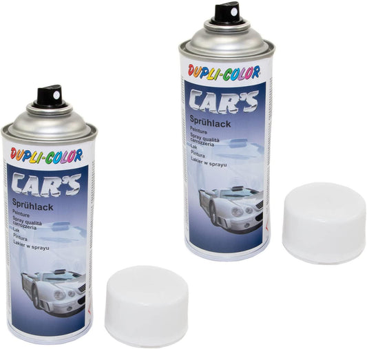 2 bombes peinture rallye blanc brillant - 400 ml - Dupli-Color