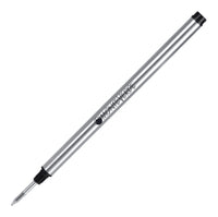 Recharges pour stylo roller - Compatible Montblanc - Noir - Pointe fine - Lot de 2 recharges