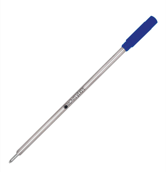 Recharges pour stylo à bille - Marque Cross - Bleu - Pointe moyenne - Lot de 2