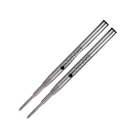 Recharges pour stylo gel - Montblanc - Noir - Pointe fine - Lot de 2 recharges
