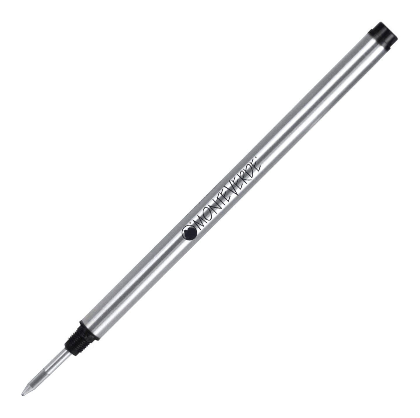Recharges pour stylo roller - Montblanc - Noir - Pointe moyenne - Lot de 2 recharges