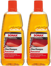 Lot de 2 shampooing - Brillant - Concentré - Carrosserie - Auto - pH neutre - SONAX