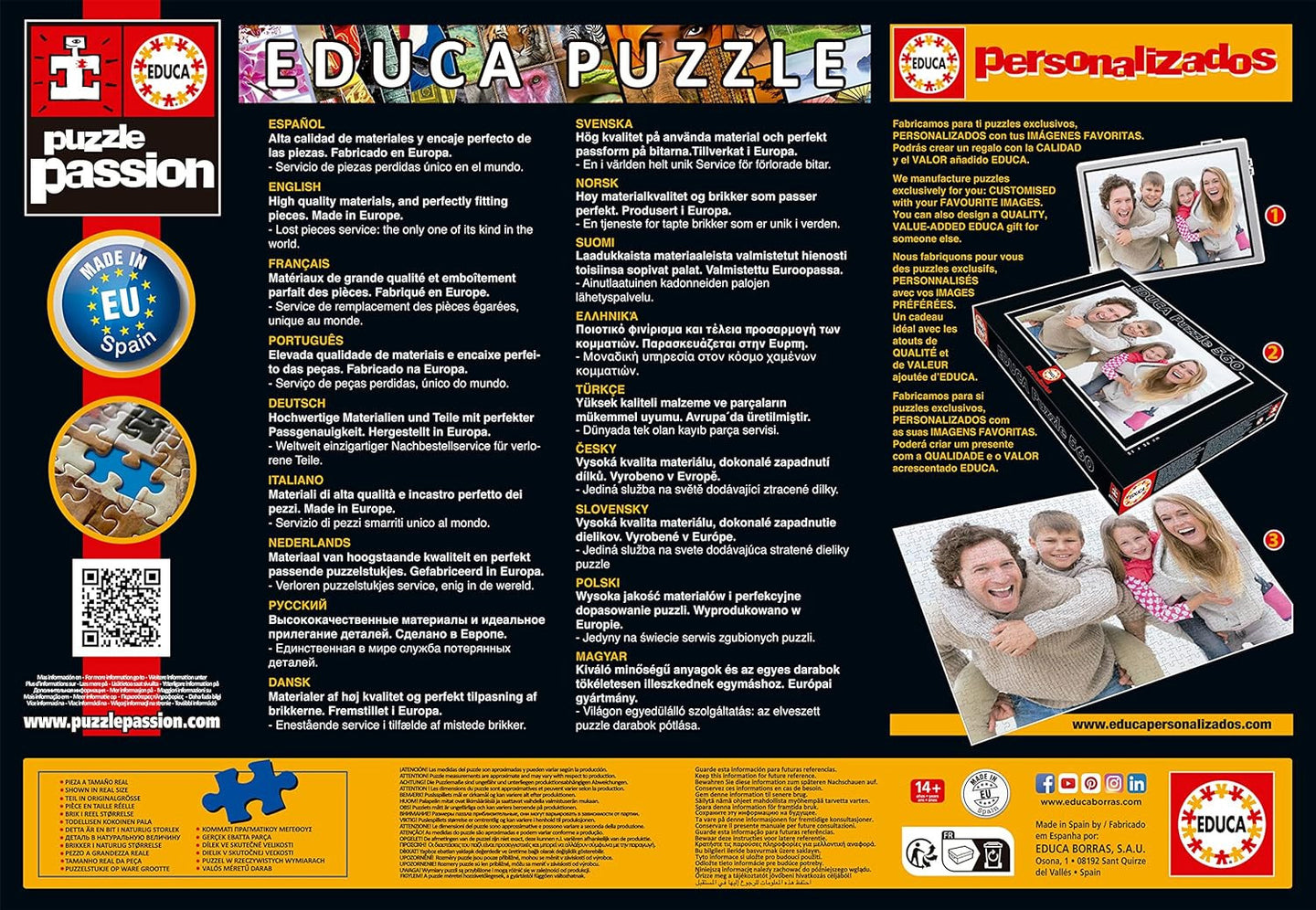 Puzzle - 2000 pièces - Le Jardin des Délices - 96x68cm - Educa
